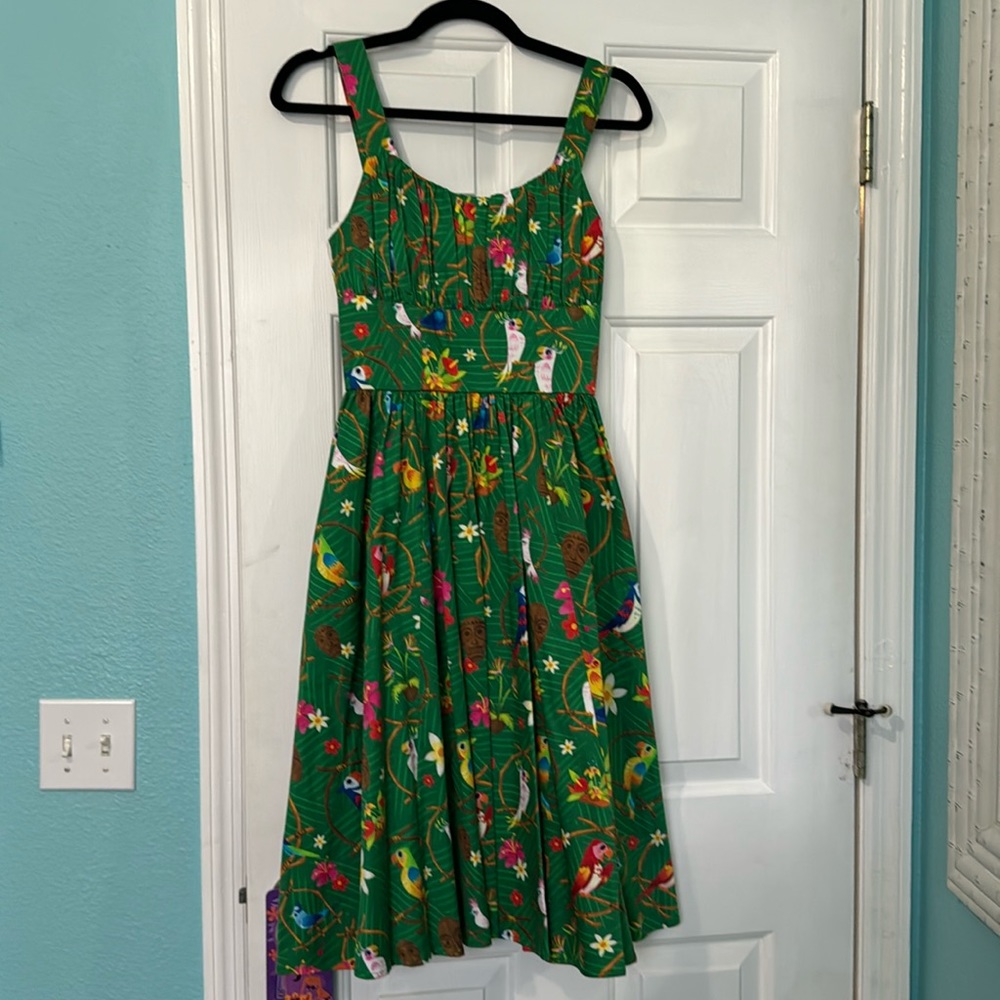 Disney Parks Dress Shop Enchanted Tiki Room Birds Size XS Lightly Worn RARE